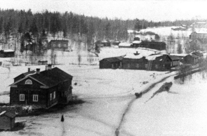 Salmela 1900-luvun alussa. Kuva: Mäntyharjun museo.