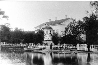 Domanderin apteekki vuonna 1900. Kuva: Mäntyharjun museo.